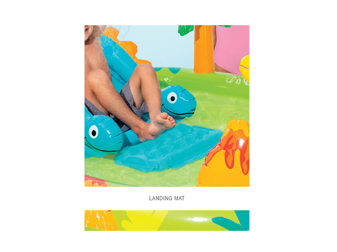 Buy Intex Little Dino Play Center – Slide & Sprayer in Qatar Buy Intex Little Dino Play Center – Slide & Sprayer in Qatar